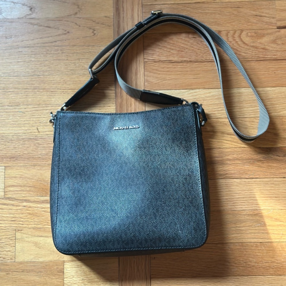Michael Kors Gray Messenger Bag